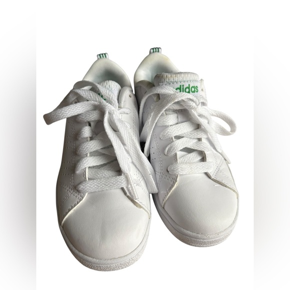 Adidas Shoes Kids White/green Sneaker VS Advantage white size 12K. - Picture 3 of 11
